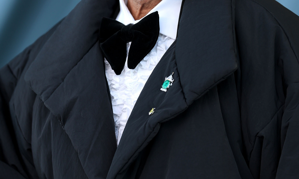 Men’s Brooch Trend: The 2026 Academy Museum Gala Looks