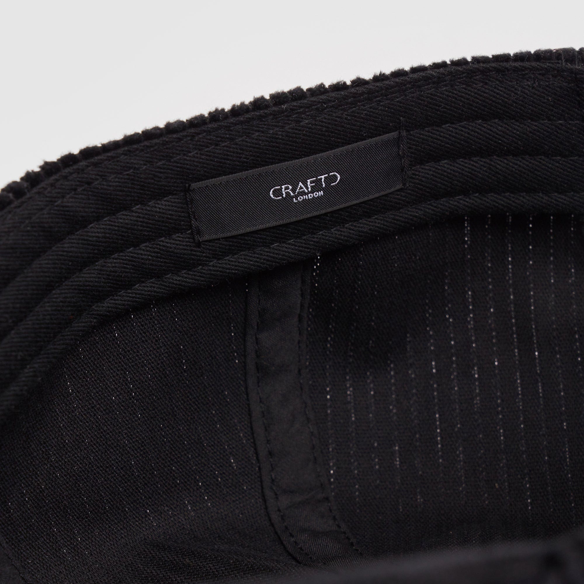 Gentlemen's Club Hat - Cord (Black/Yellow)