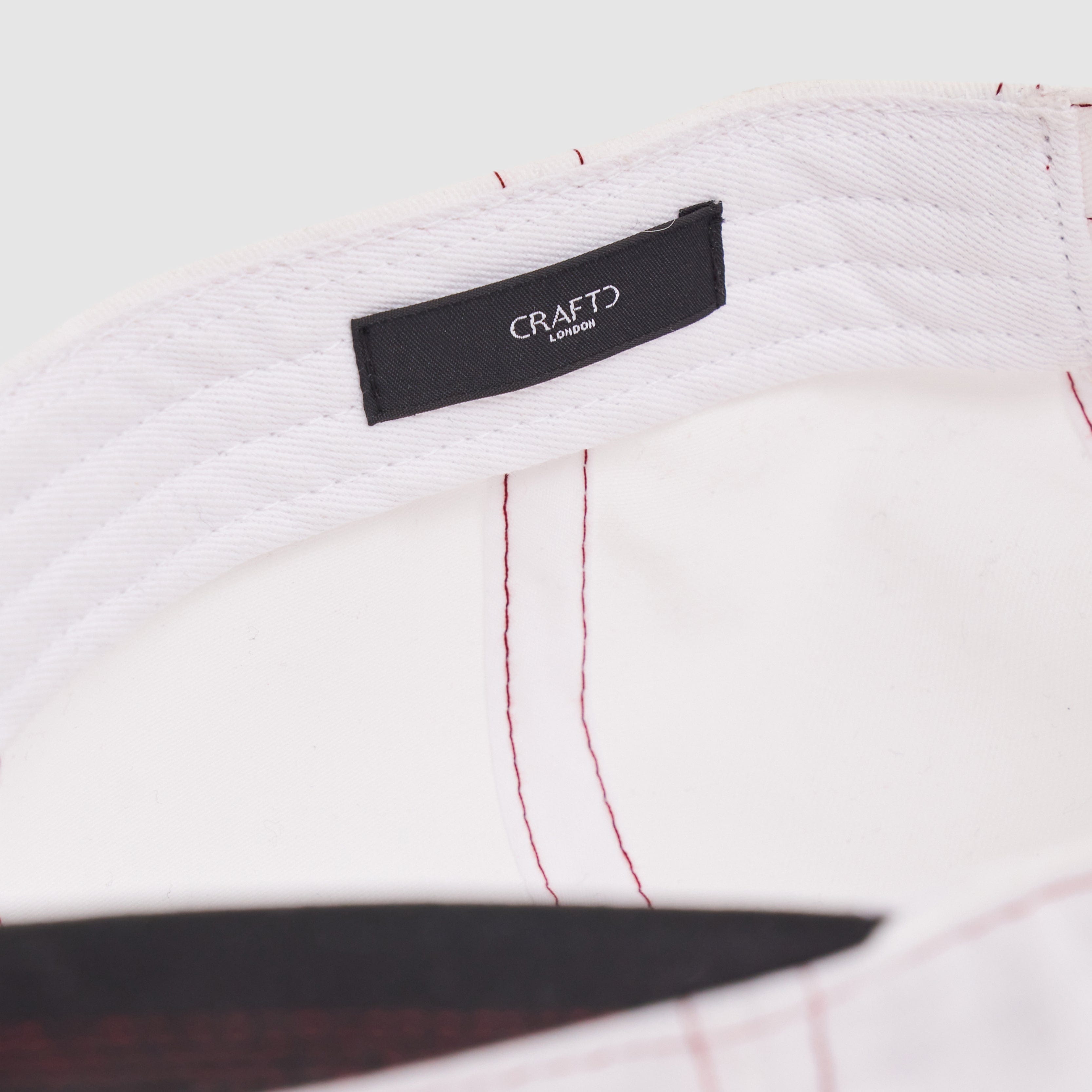 Gentlemen's Club Hat (White/Black)