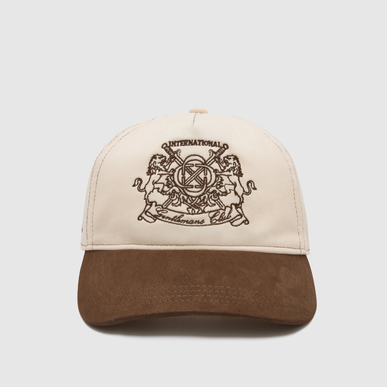 Gentlemen's Club Hat (Cream/Brown)