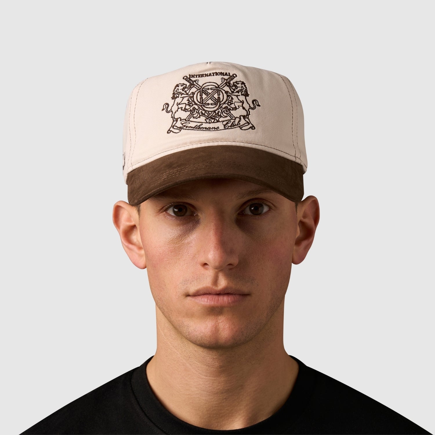 Gentlemen's Club Hat (Cream/Brown)