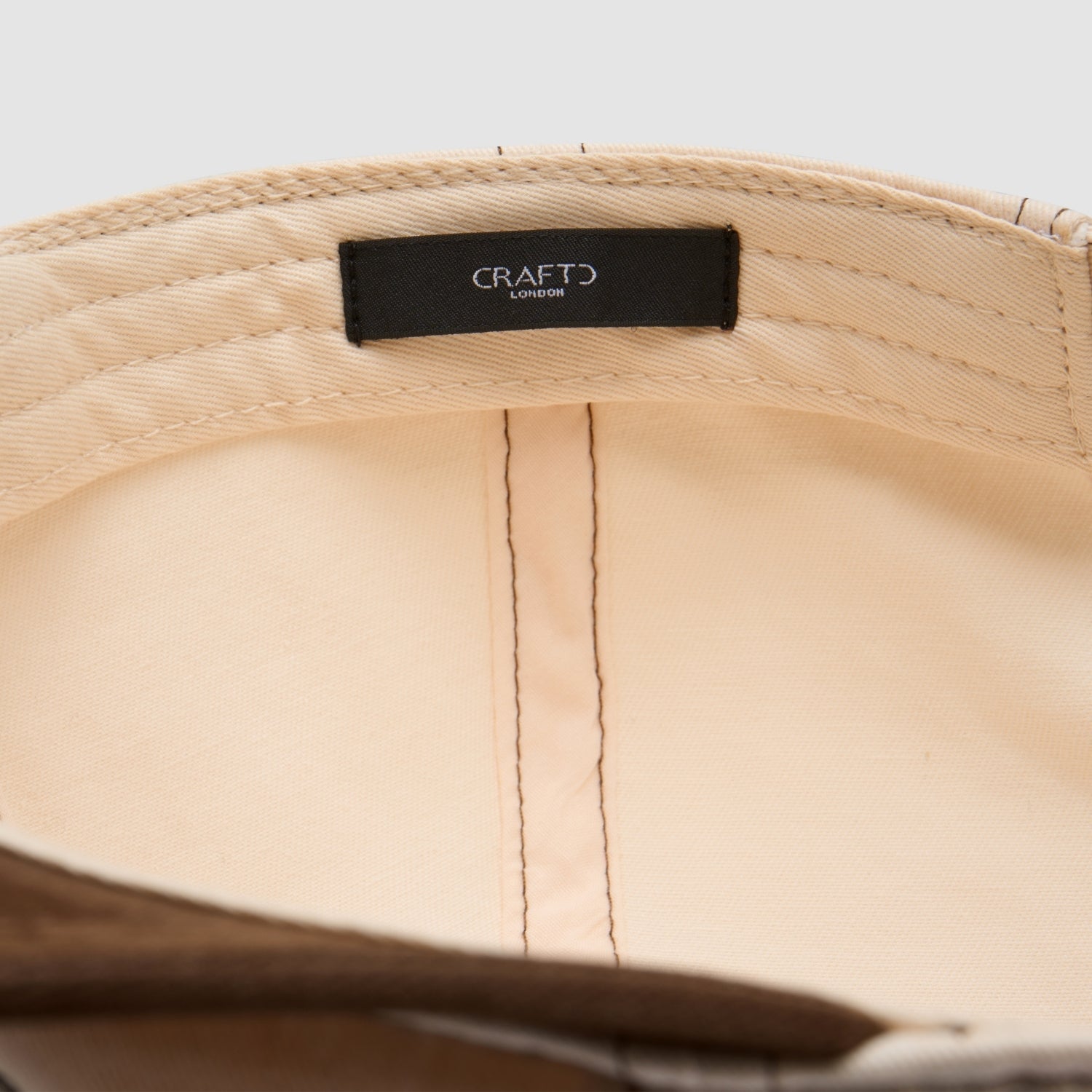 Gentlemen's Club Hat (Cream/Brown)