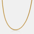 Wheat (18ct Gold) 3mm | Sterling Silver