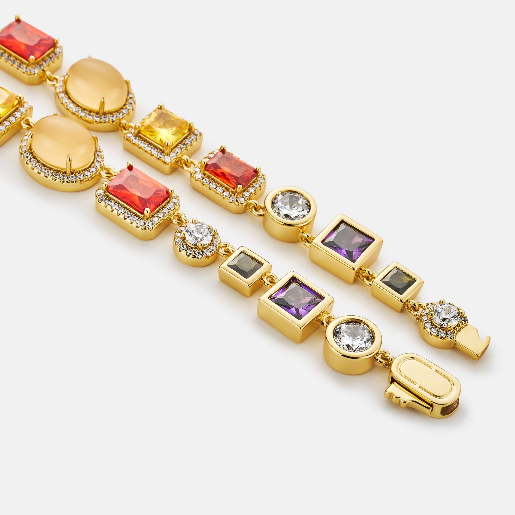 Gemstone Bracelet (Gold)