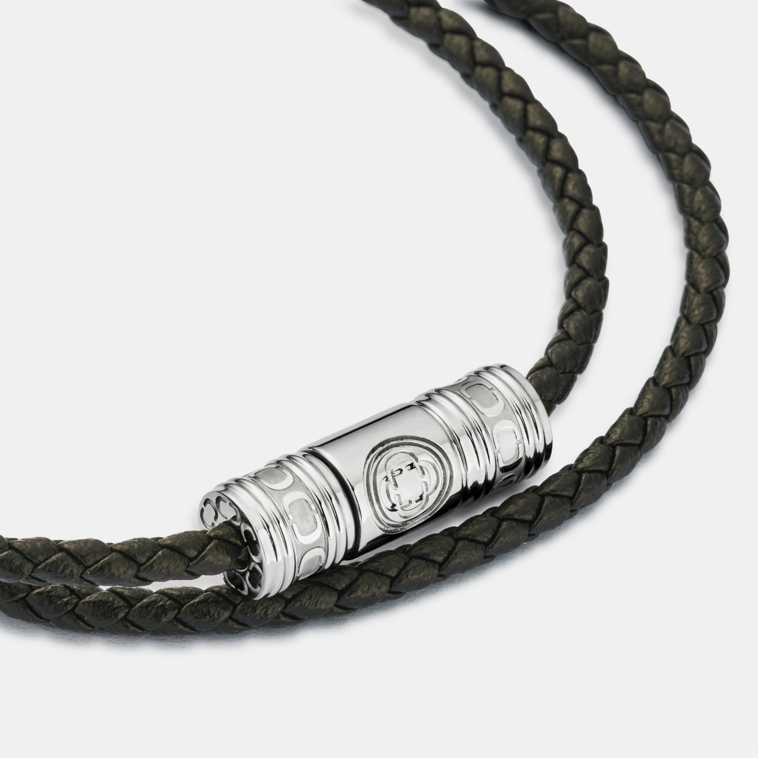 Black Leather Wrap Bracelet