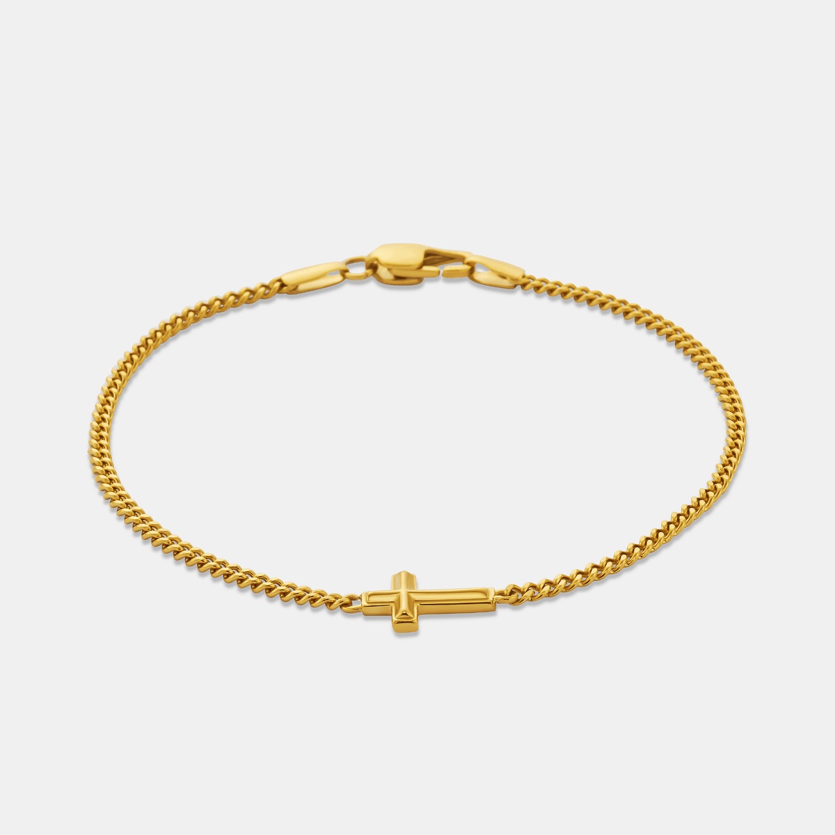 Cross Bracelet (Gold)
