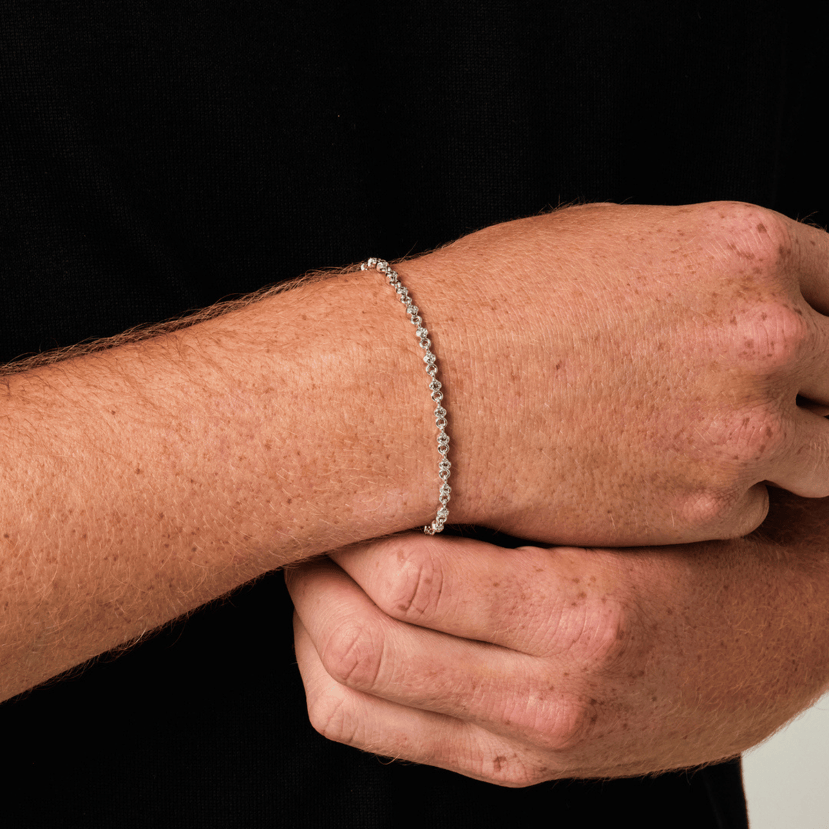Rosary Bracelet (Silver)