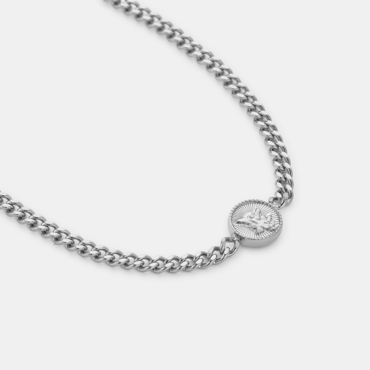 St Michael Bracelet (Silver) 2mm