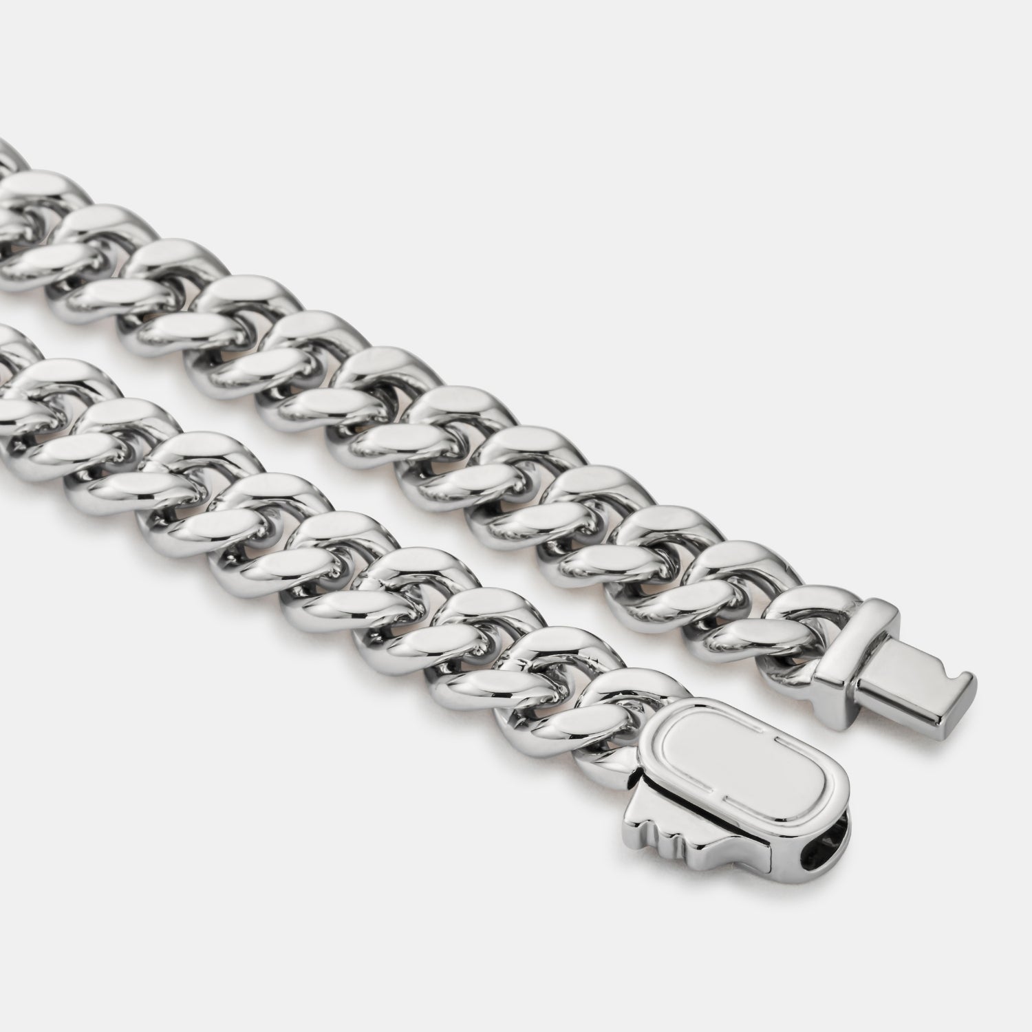 Onyx Cuban Bracelet (Silver) 6mm