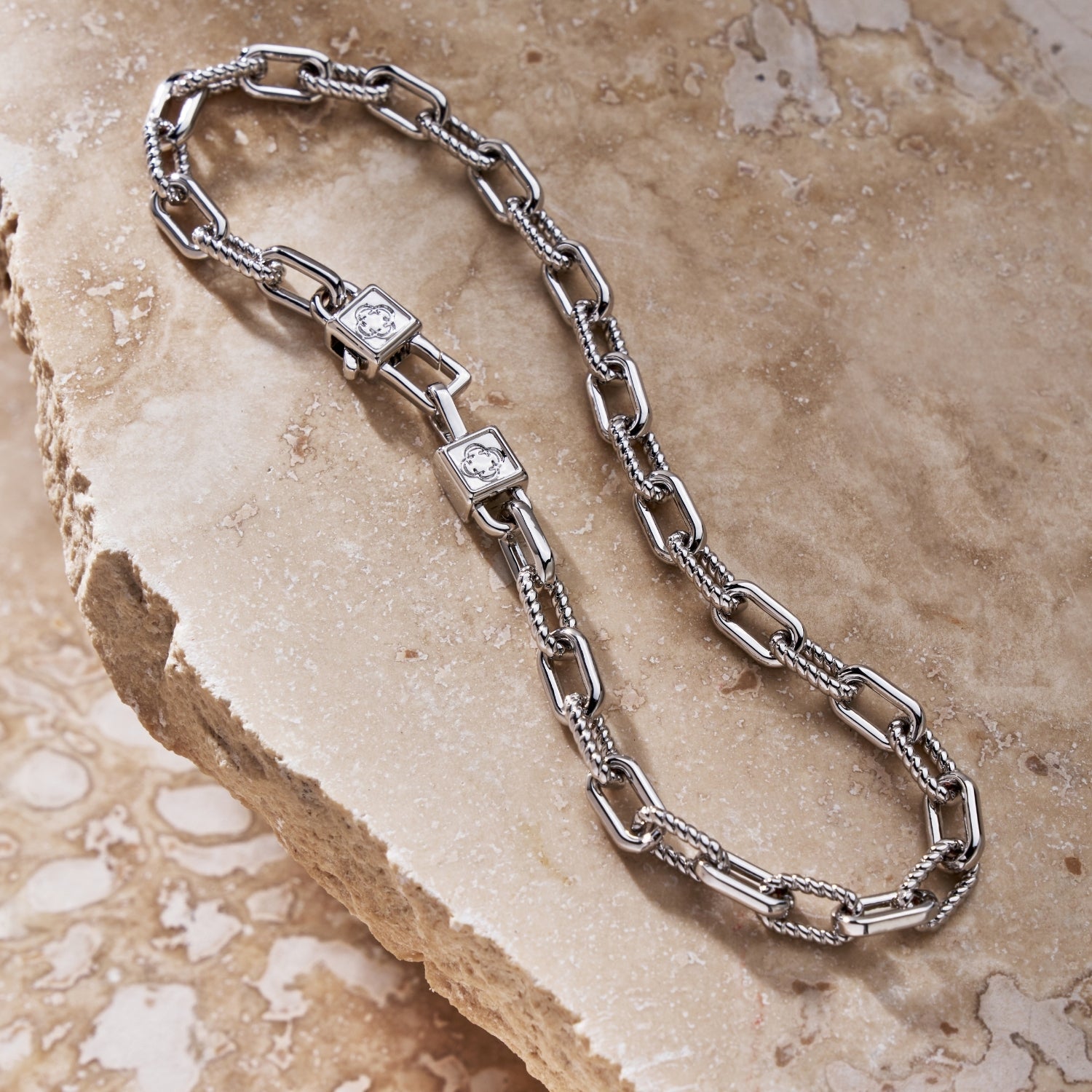 Rope Link Bracelet (Silver)