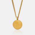 Round Totem Pendant (Gold)