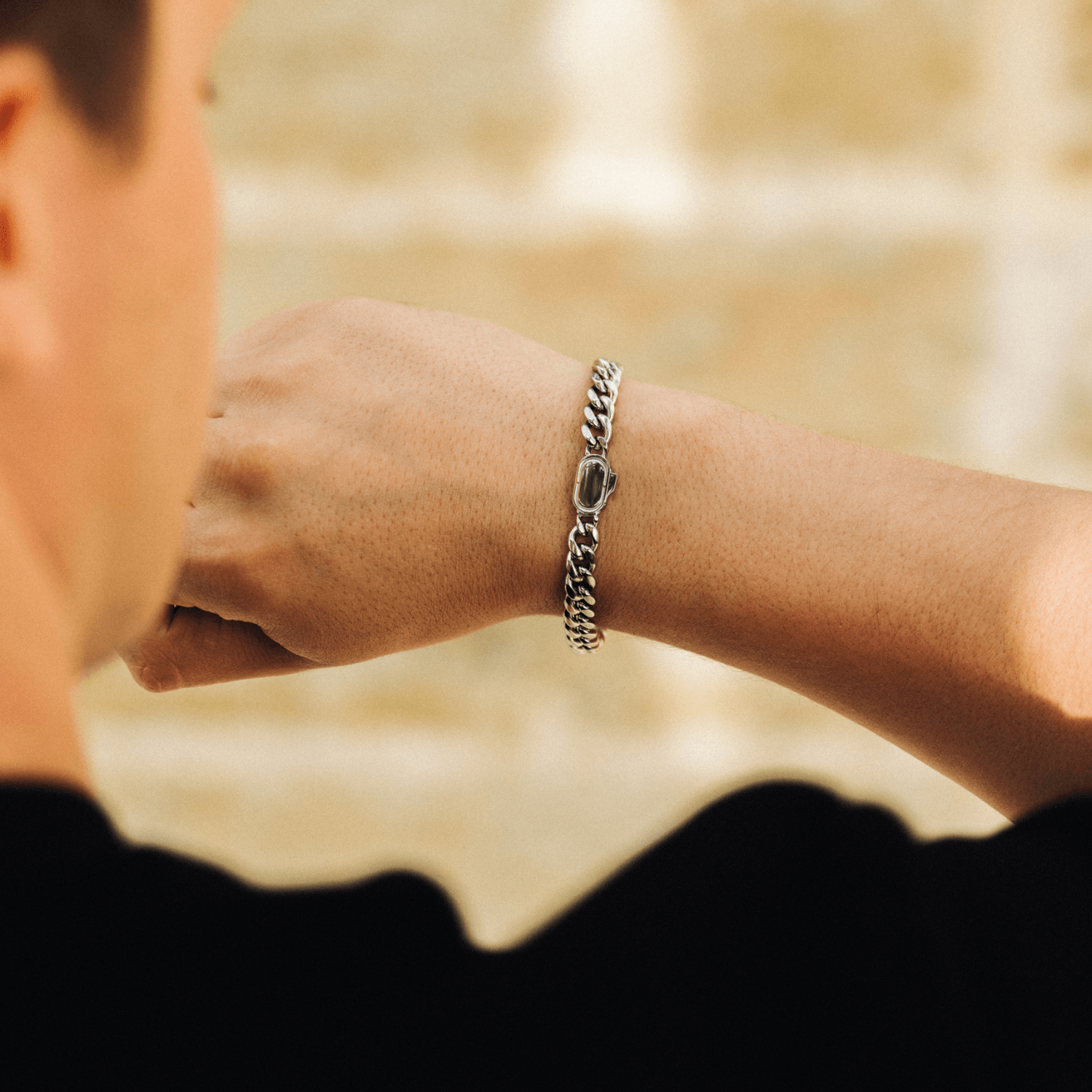 Cuban Bracelet (Silver) 8mm