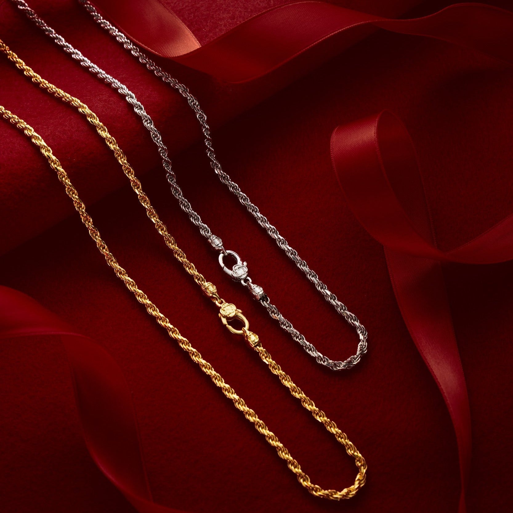 Rope (18ct Gold) 3mm | Sterling Silver