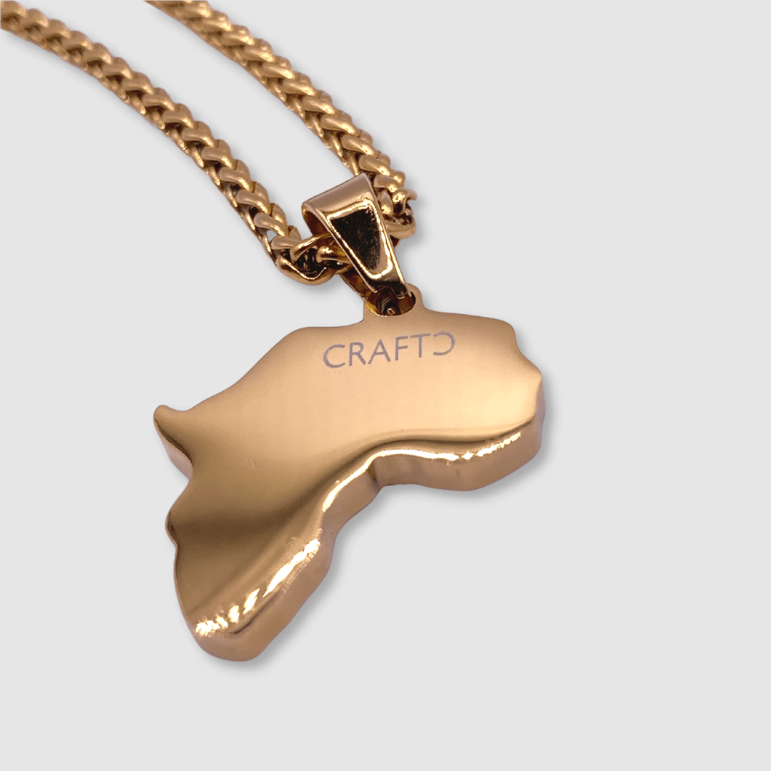 Africa Pendant (Gold)