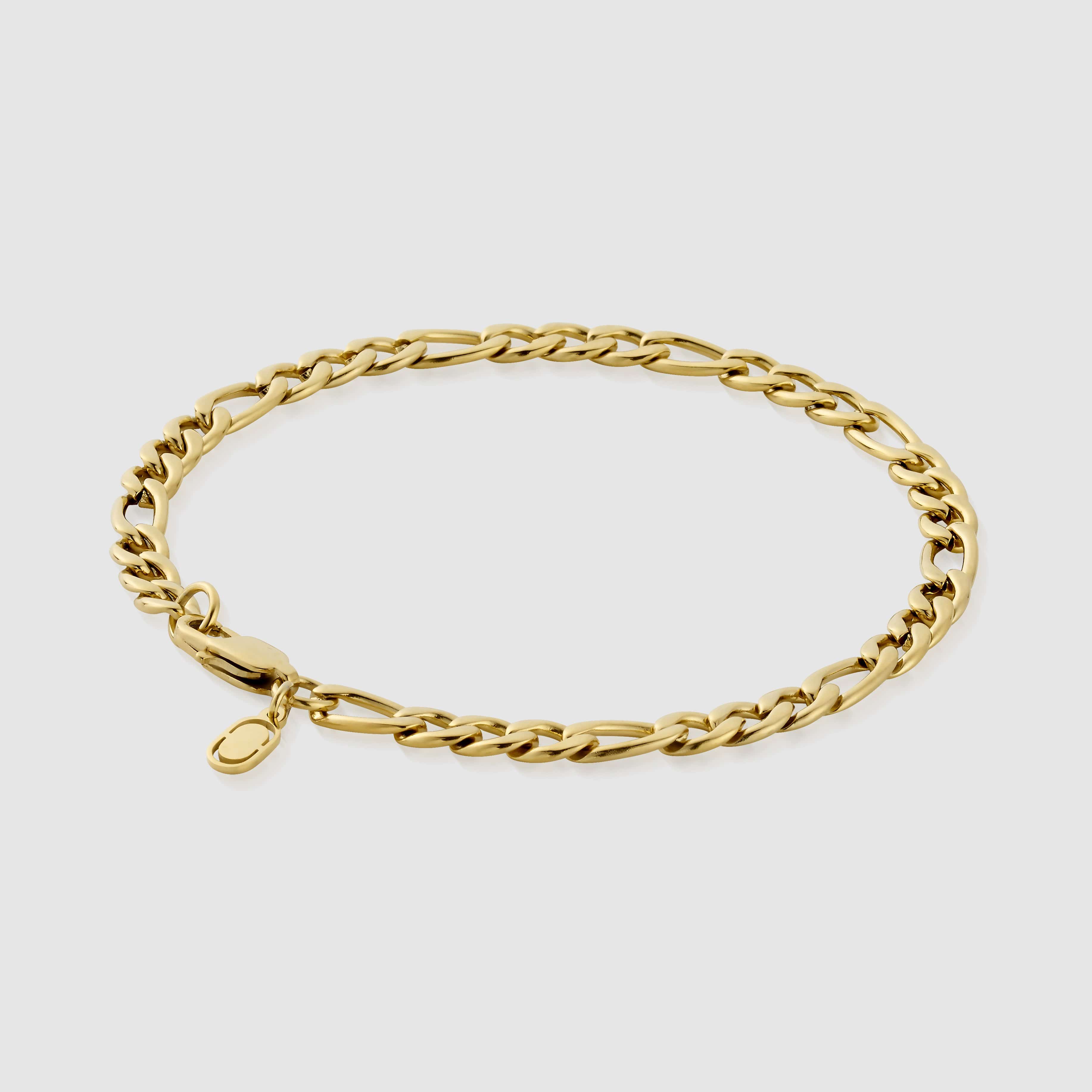 Figaro Bracelet (Gold) 5mm