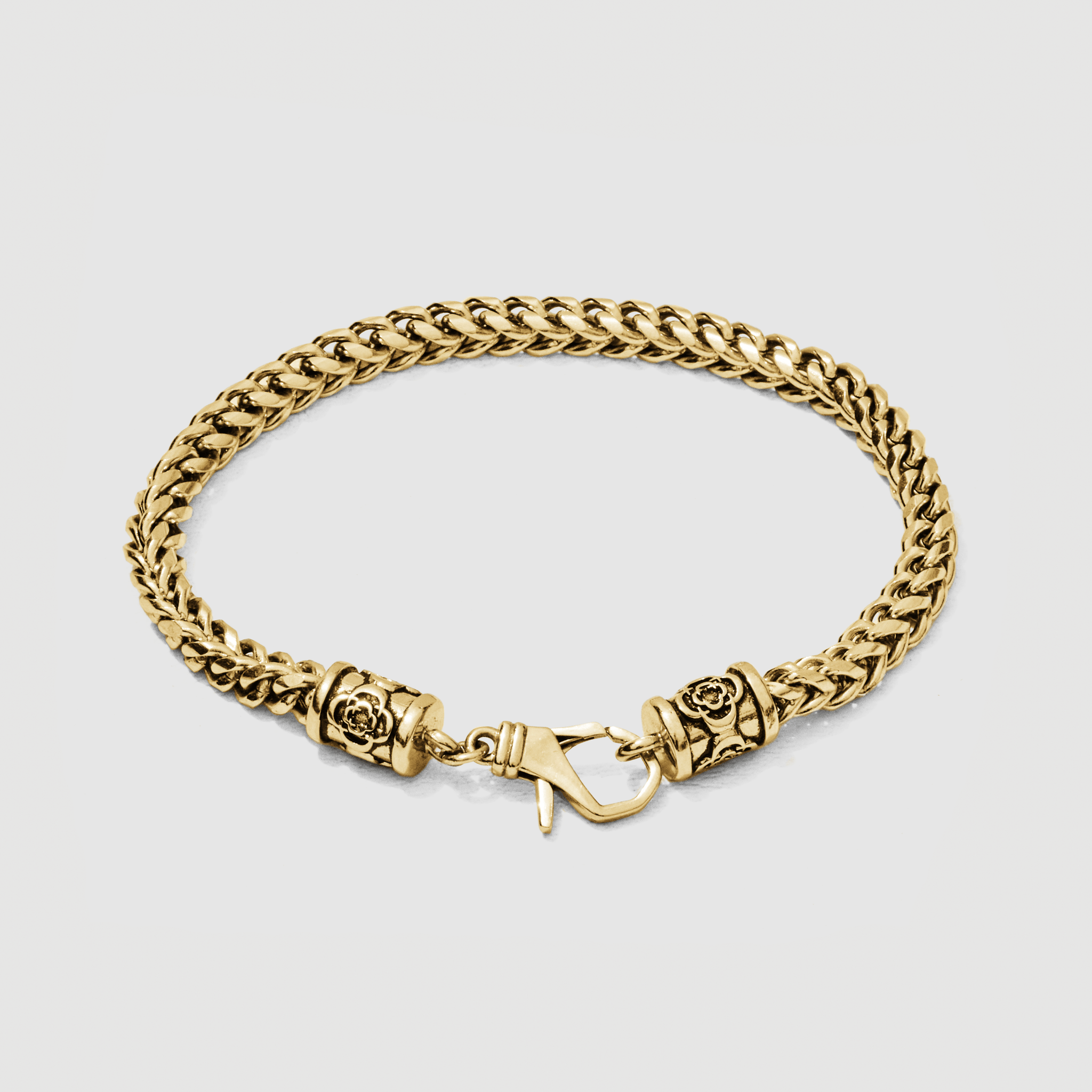 【CRAFTD London】日本未入荷 ★COBRA BRACELET Cobra Chain Men's Bracelet (Gold)