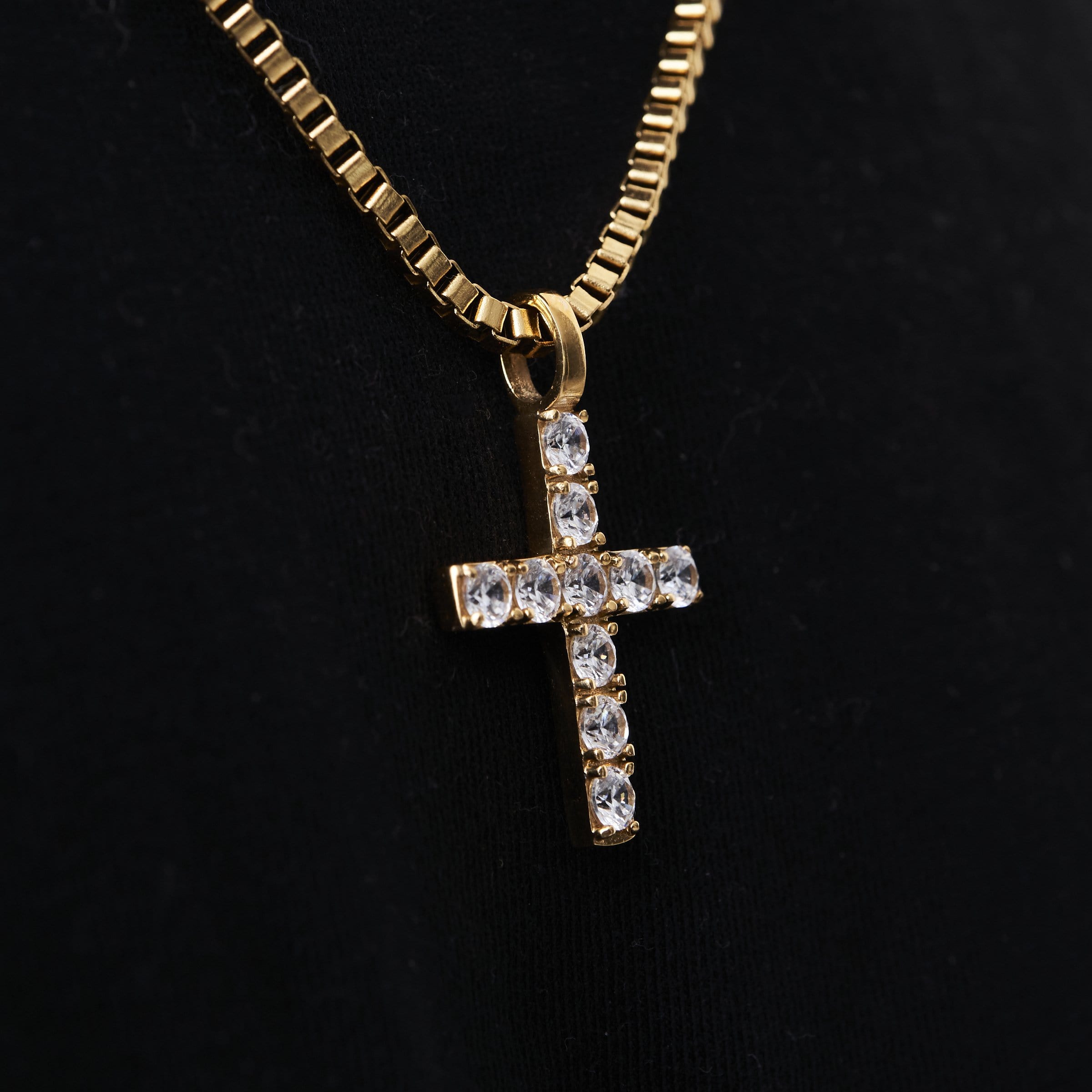 Iced Cross (Gold)