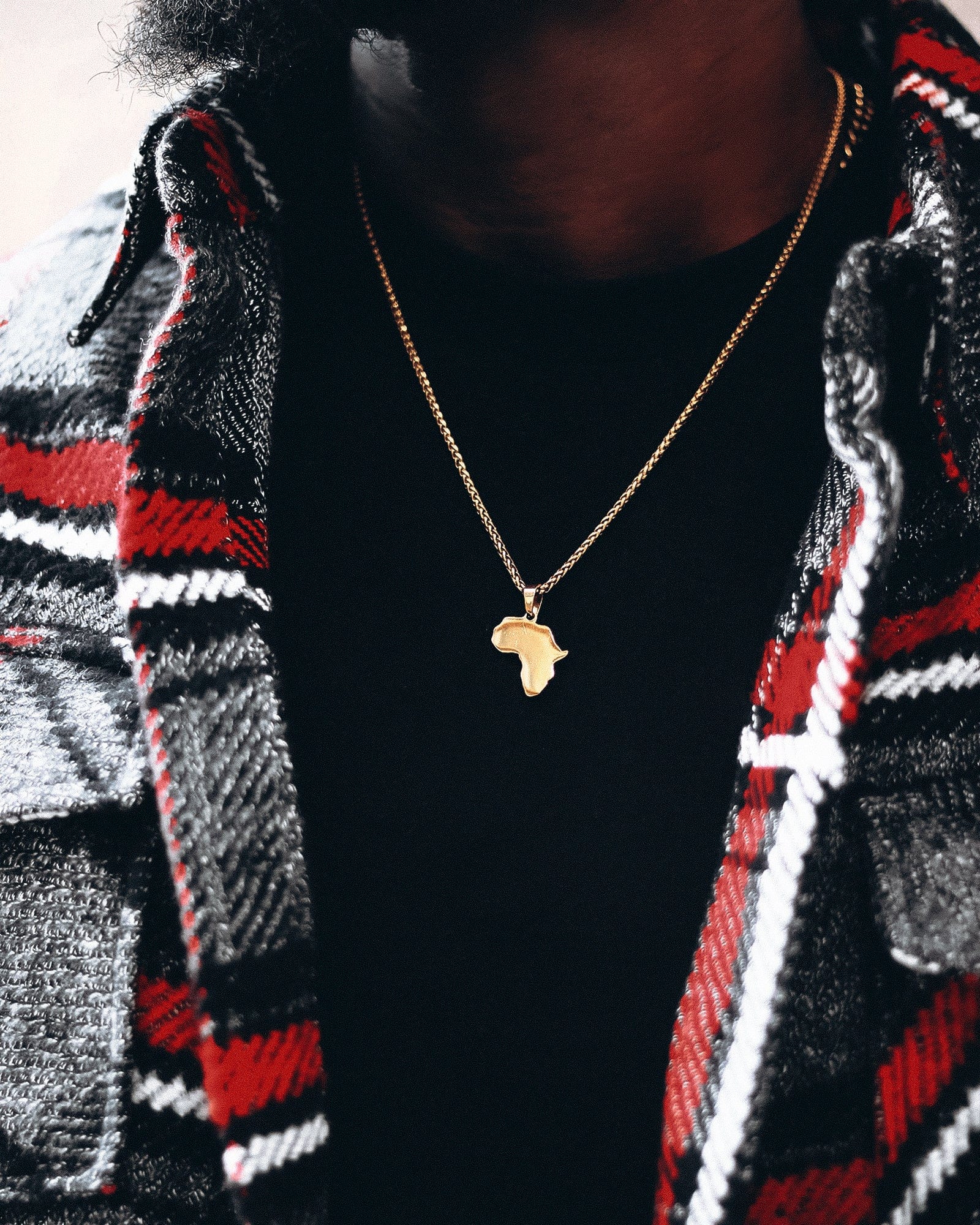 Africa Pendant (Gold)