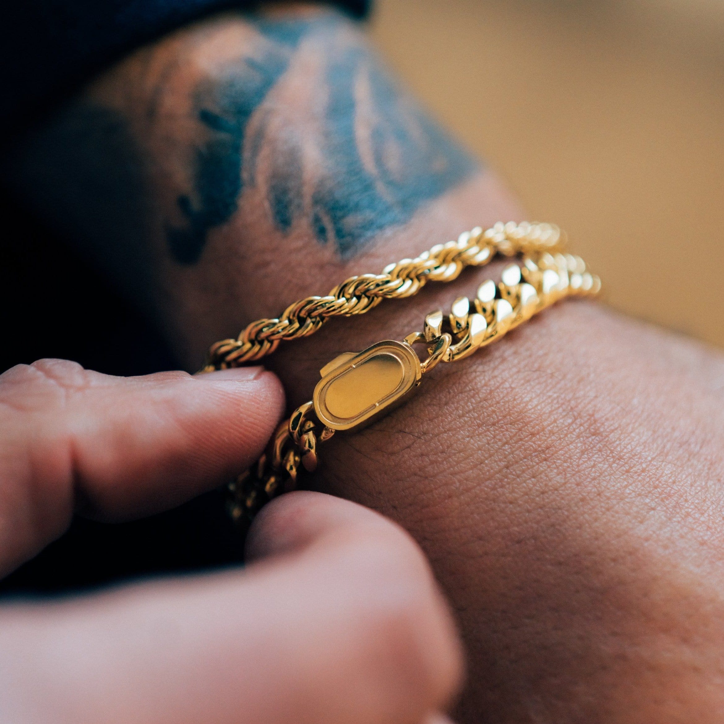 Cuban Bracelet (Gold) 8mm