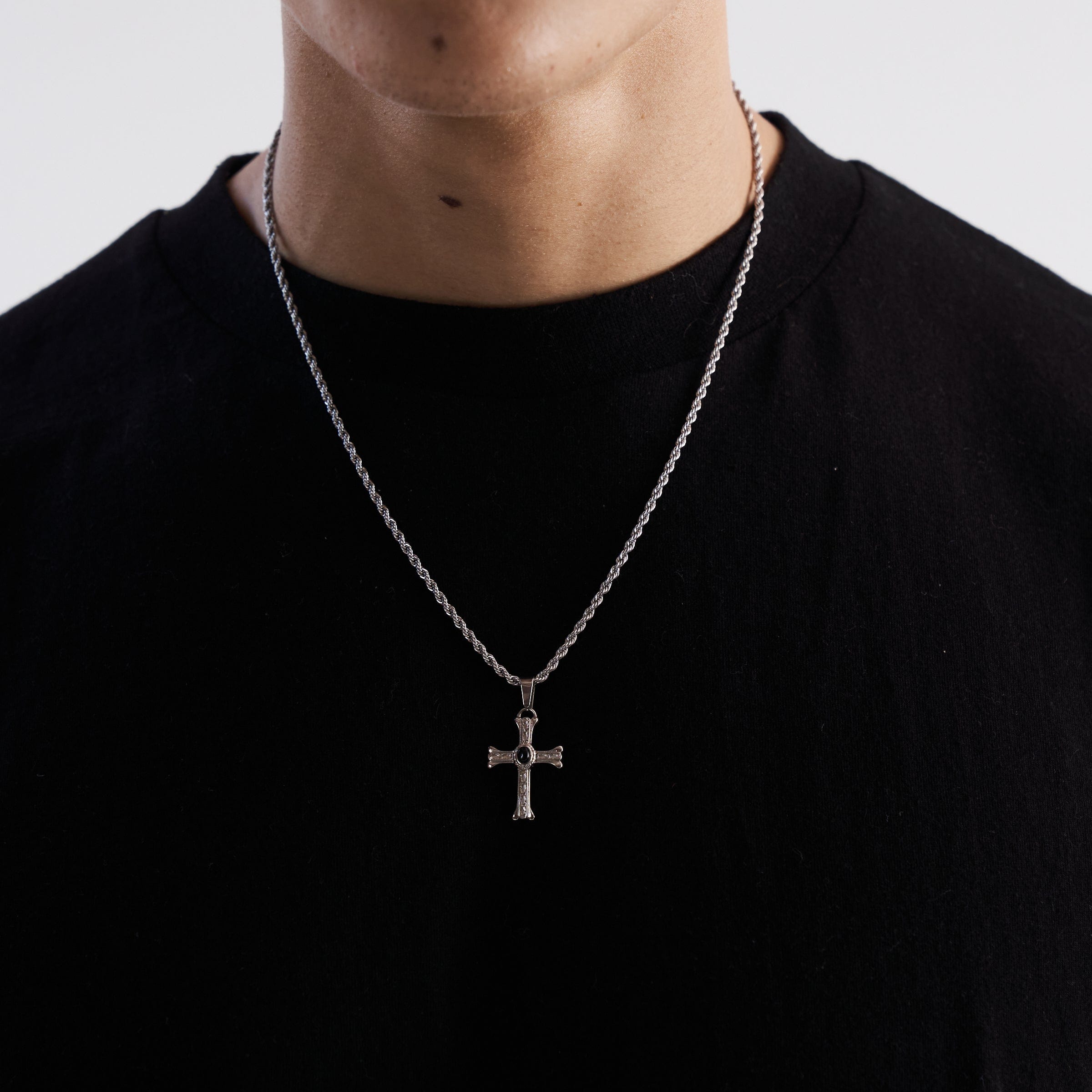 Stone Cross (Silver)