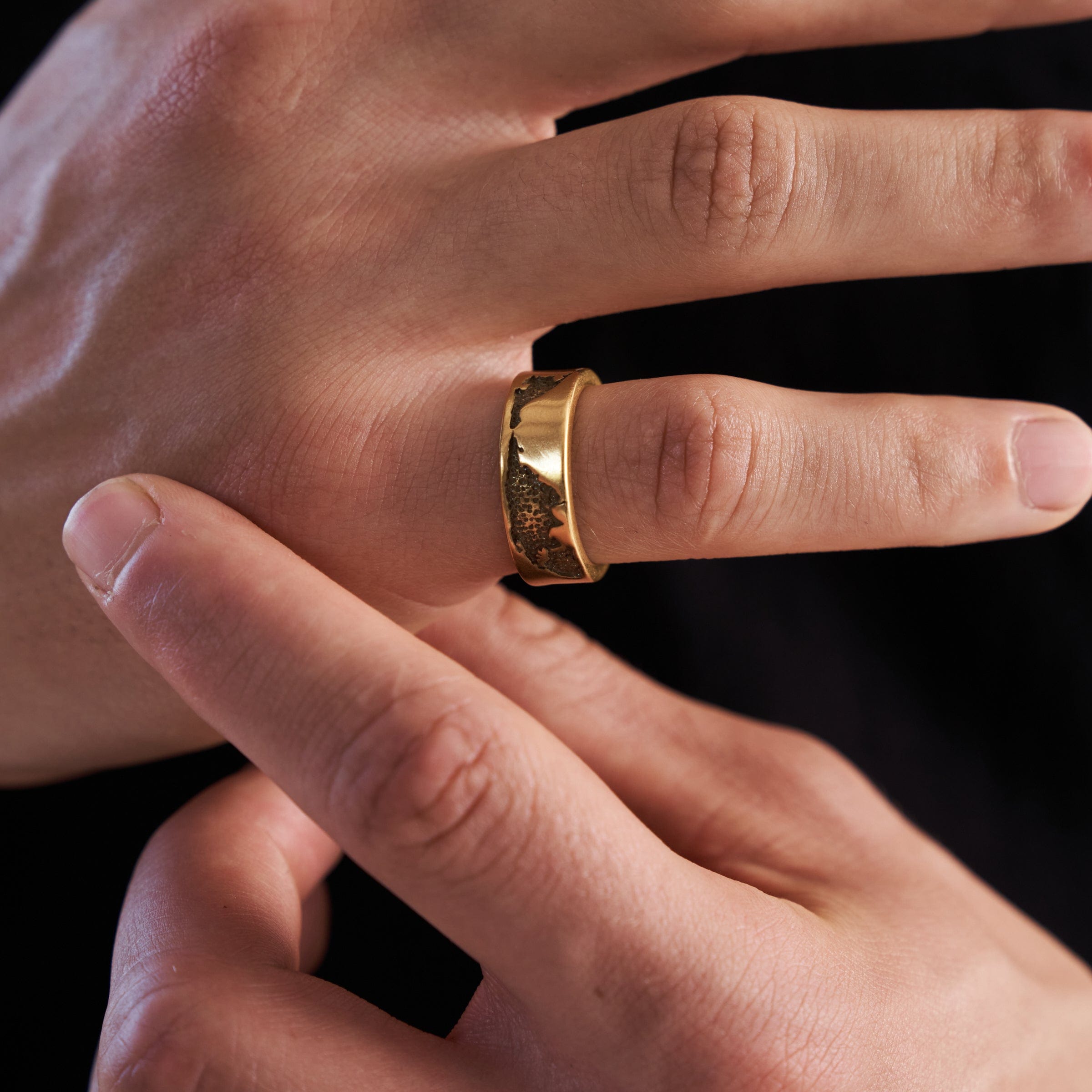 World Band Ring (Gold)