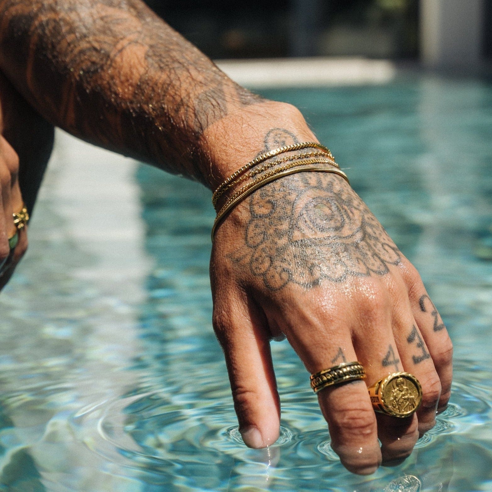 Pulsera Connell (Oro) 2 mm