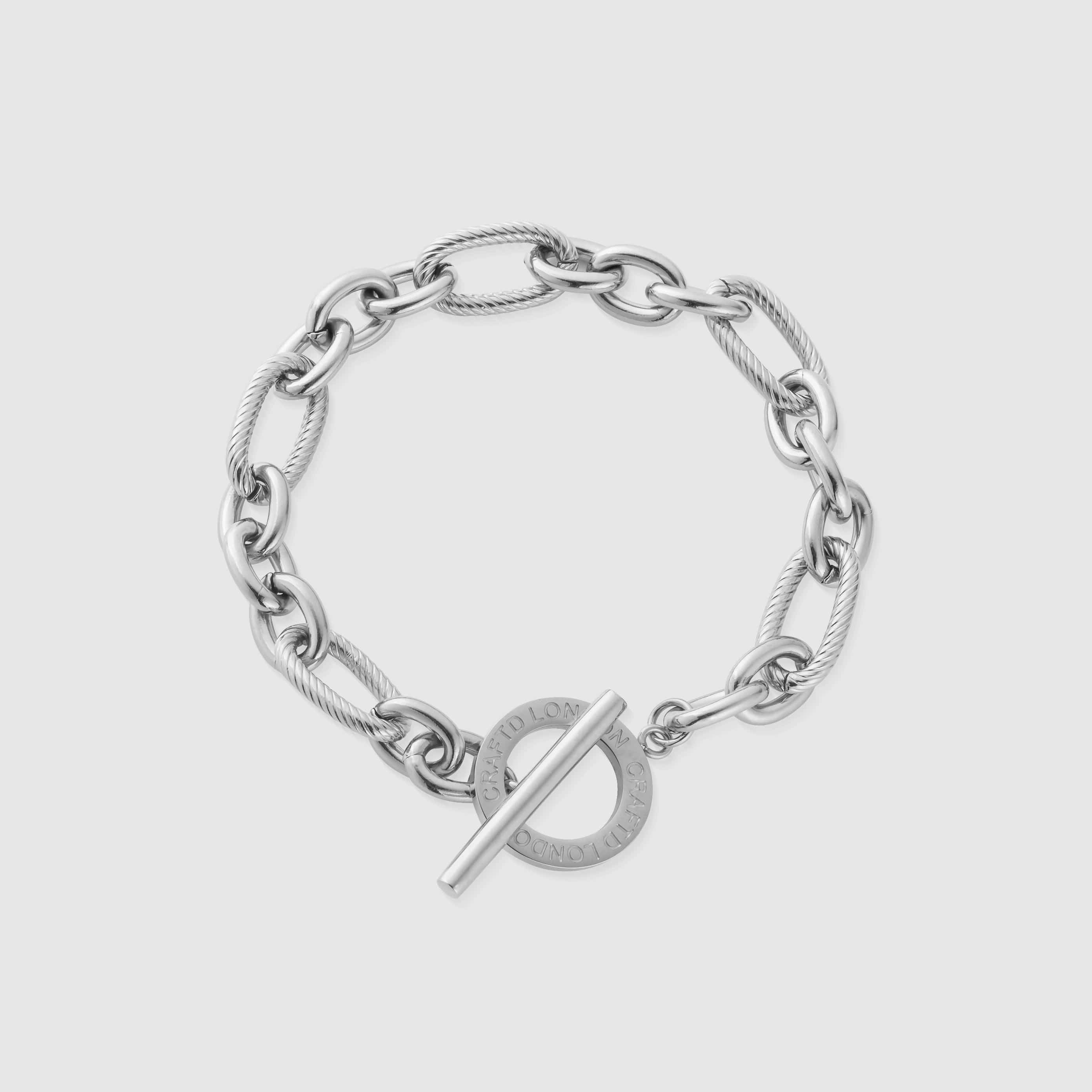 Pulsera Milan Toggle (plata)