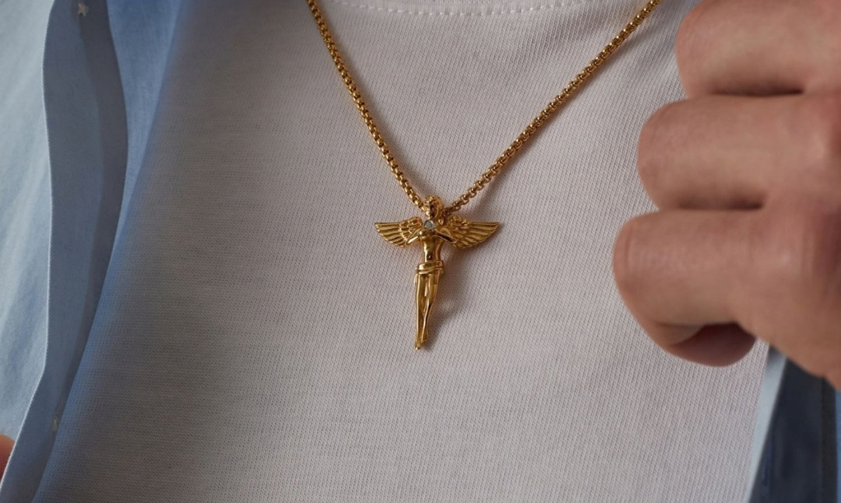Angel Necklaces for Men: Meaning and How to Wear One