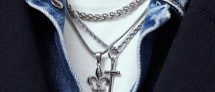 Men's Silver Necklaces