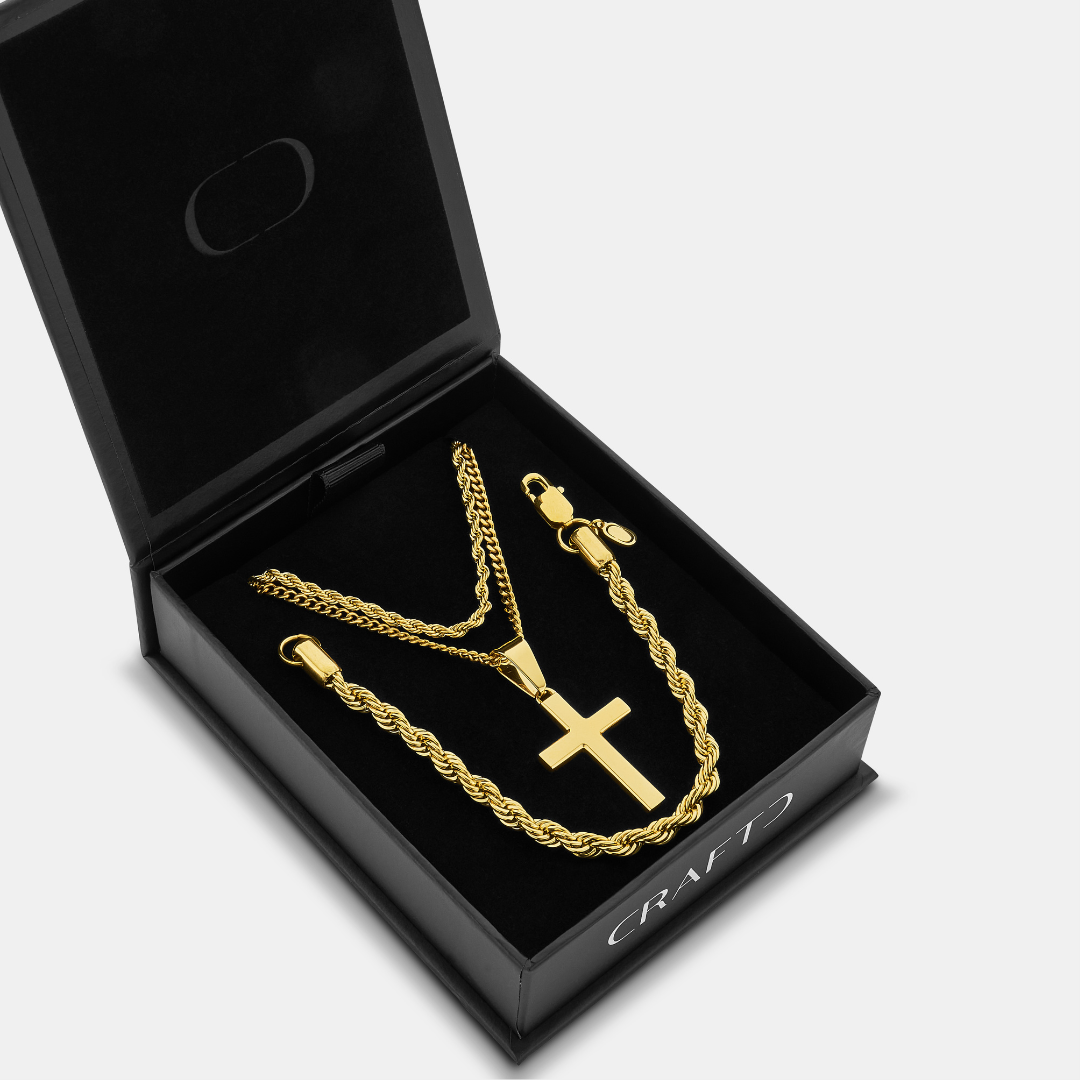 Classic Cross Gift Set (Gold)