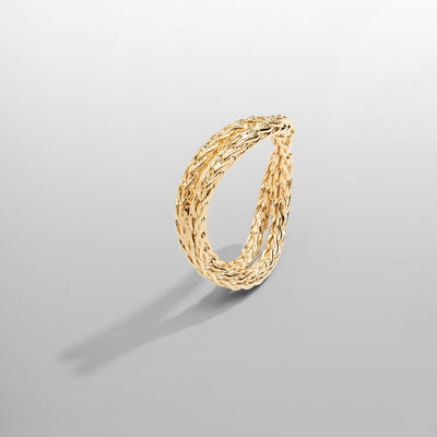 Rope Wrap Ring (Gold)