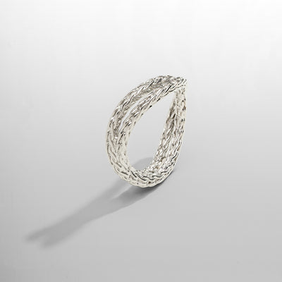 Rope Wrap Ring (Silver)