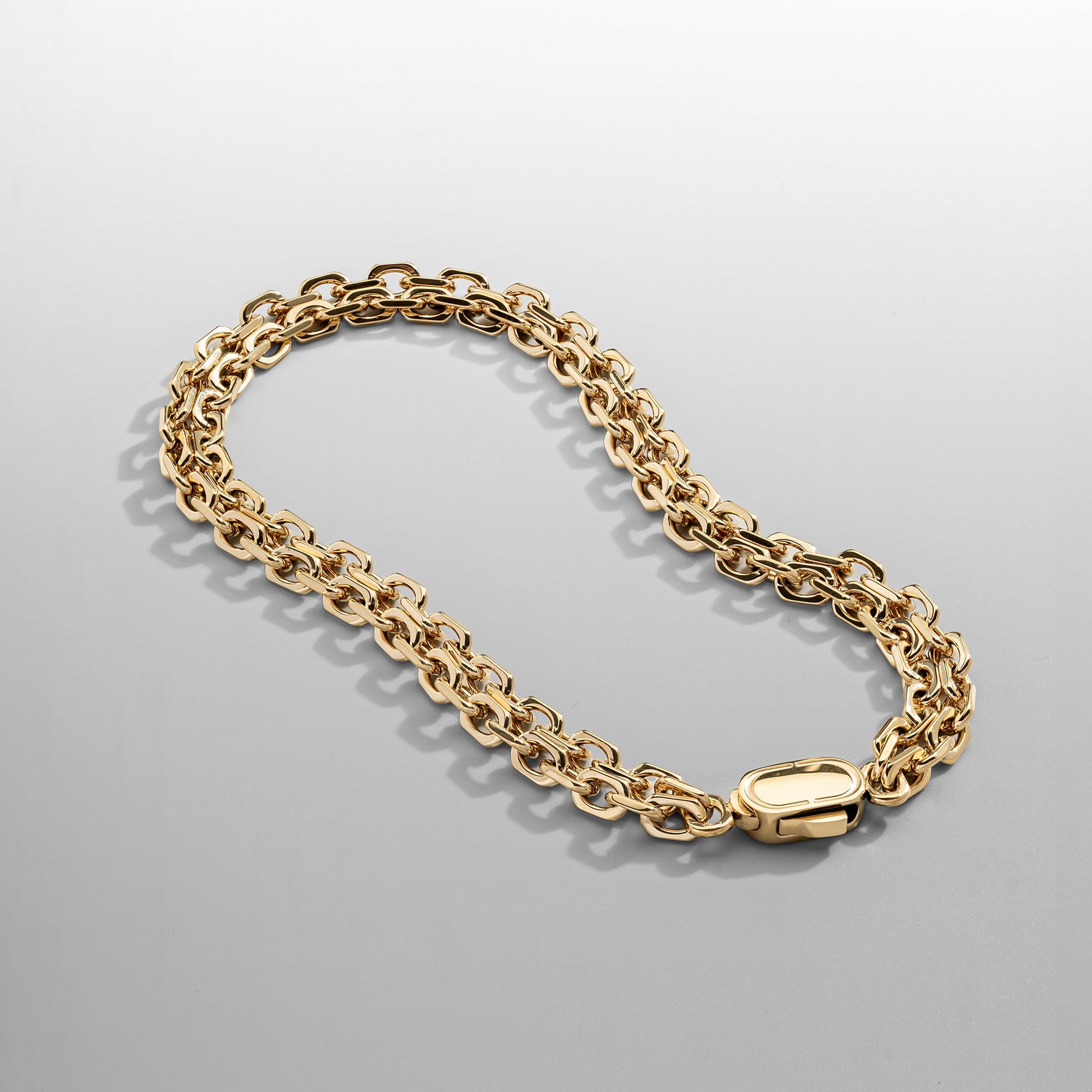 【CRAFTD London】Double Belcher ブレスレット 2色 Men's Double Belcher Bracelet (Gold)