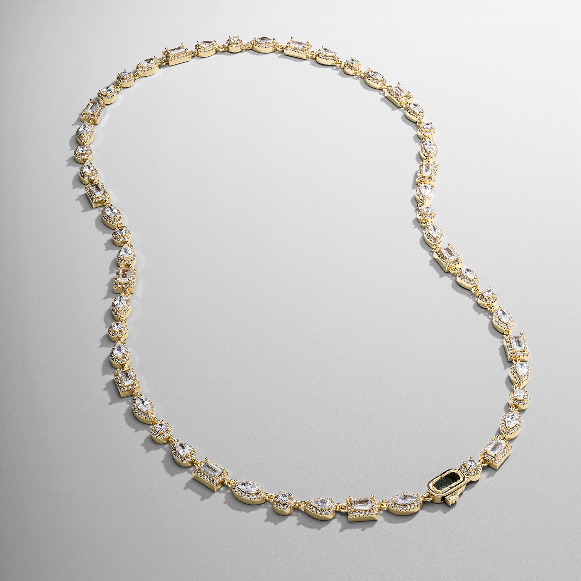 CRAFTD London ネックレス MIXED CLUSTER LINKED NECKLACE Mixed Cluster Linked Necklace (Silver) | CRAFTD London