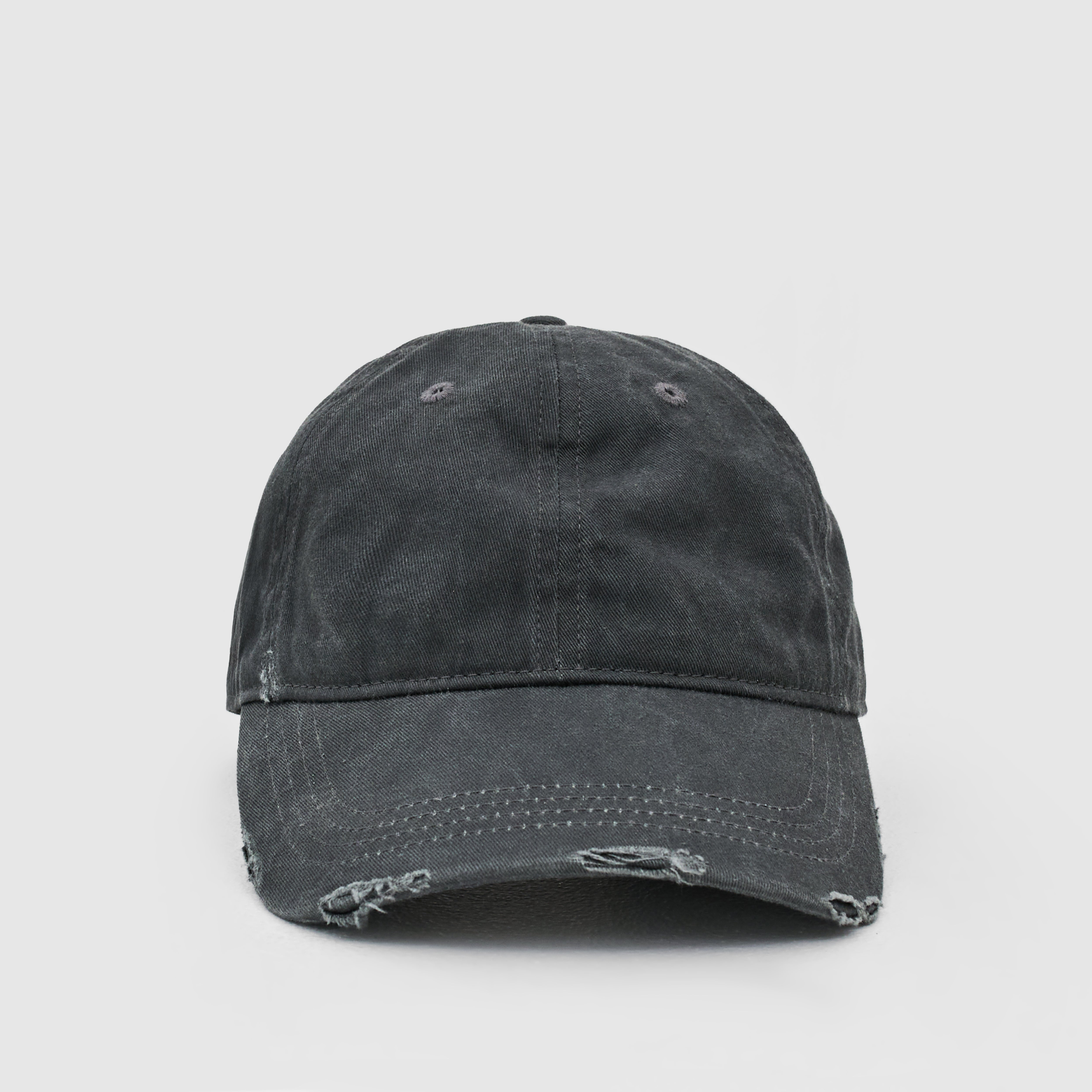 Distressed Hat (Washed Black)