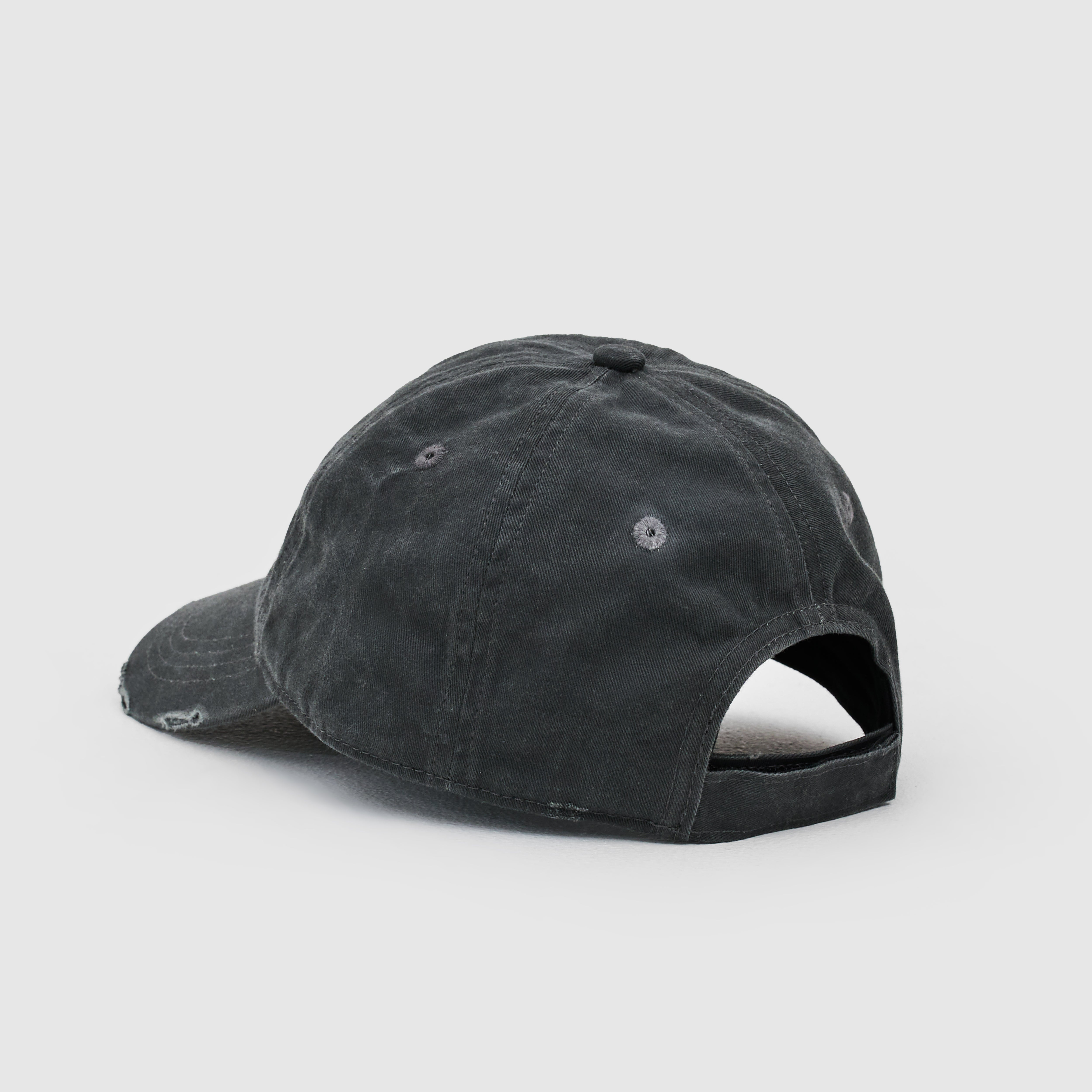 Distressed Hat (Washed Black)