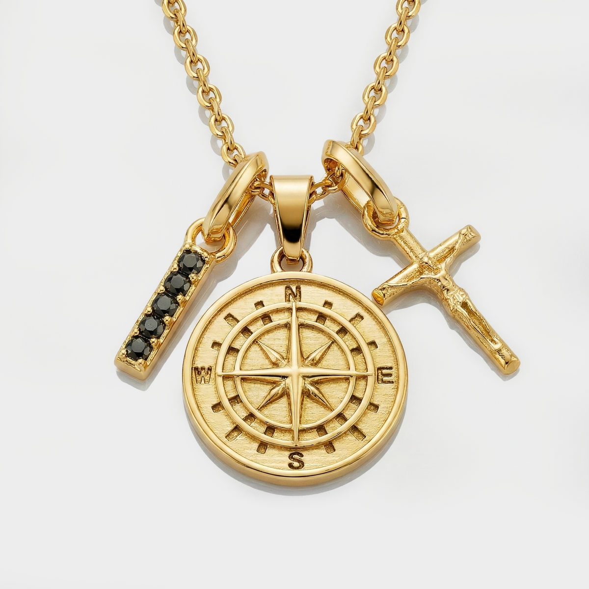 Build Your Own Pendant (Gold) | Onyx Stone