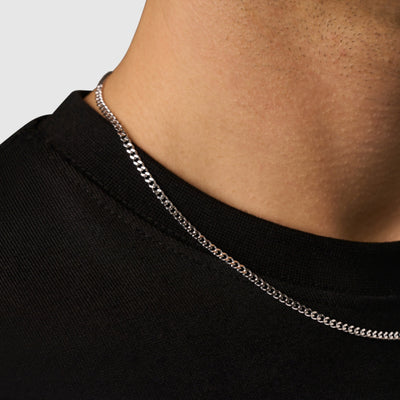 Cuban (Silver) 3mm | Sterling Silver