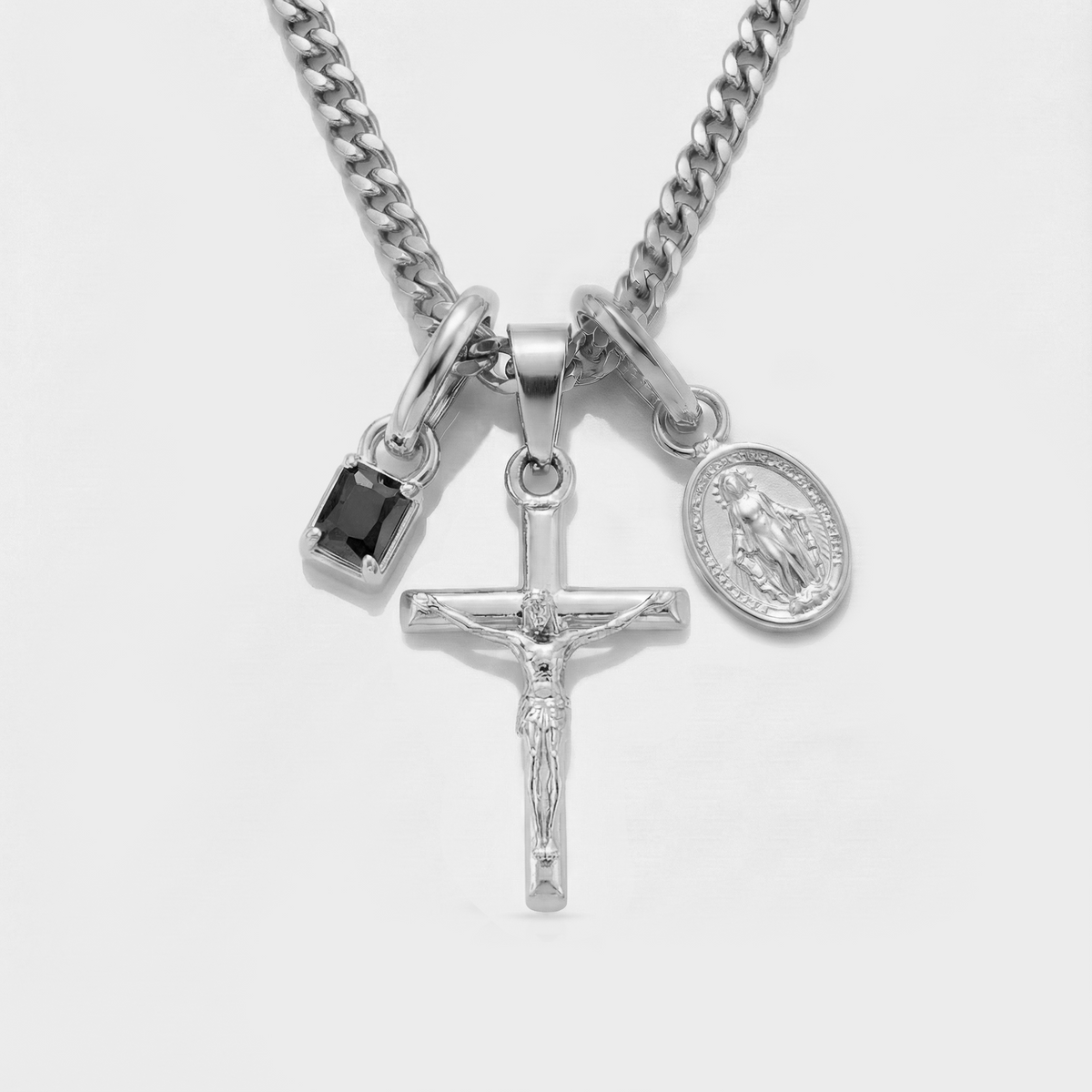 Build Your Own Pendant (Silver) | Onyx Stone
