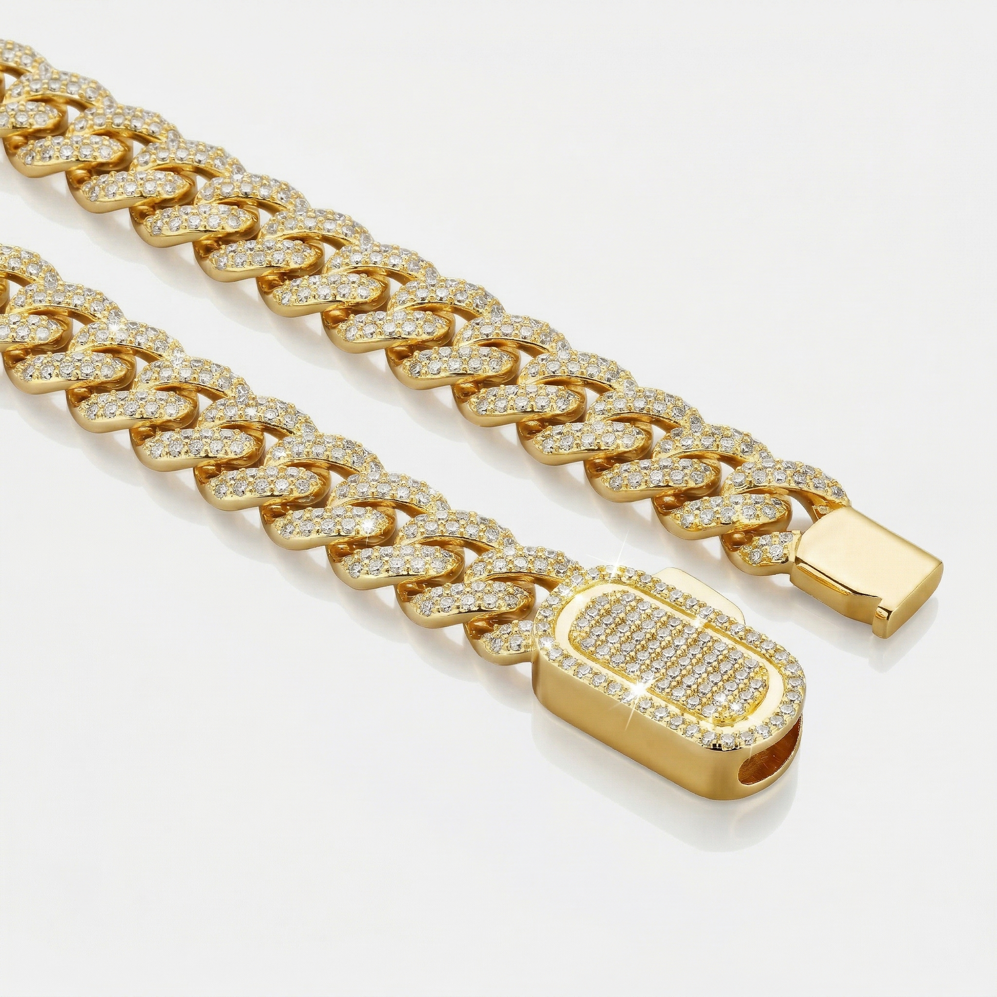 Iced Cuban Bracelet (Gold) 10mm