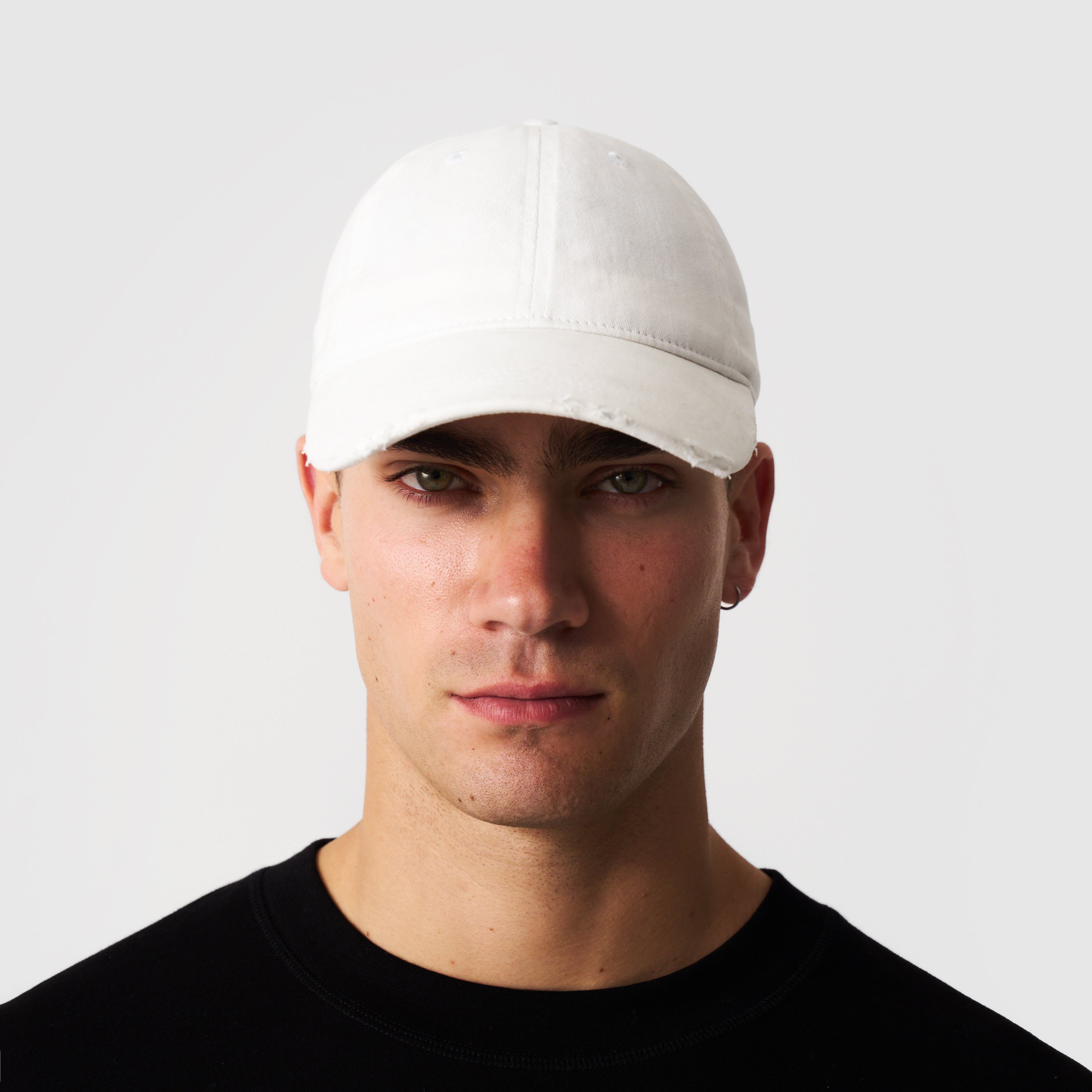 Distressed Hat (Cream)