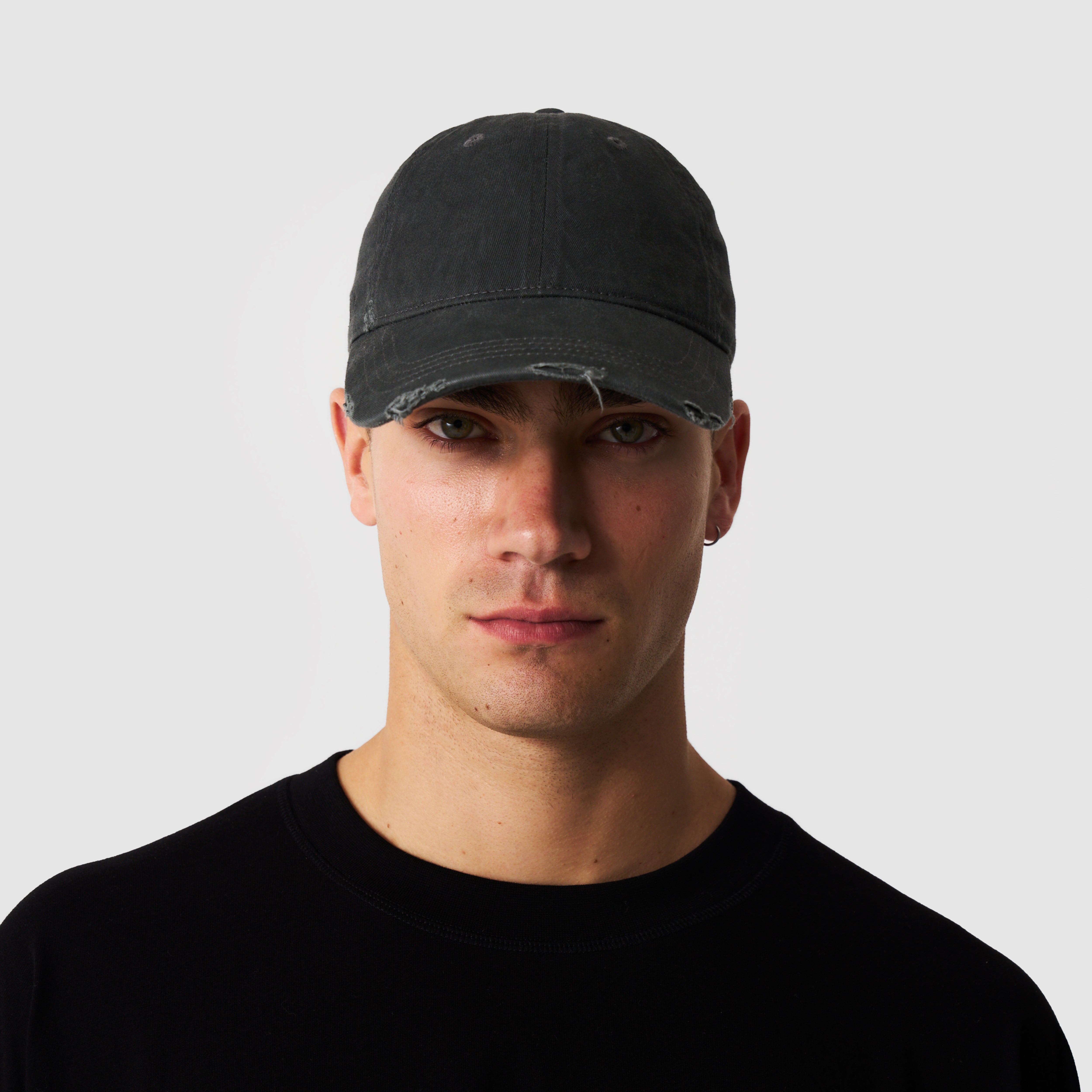 Distressed Hat (Washed Black)