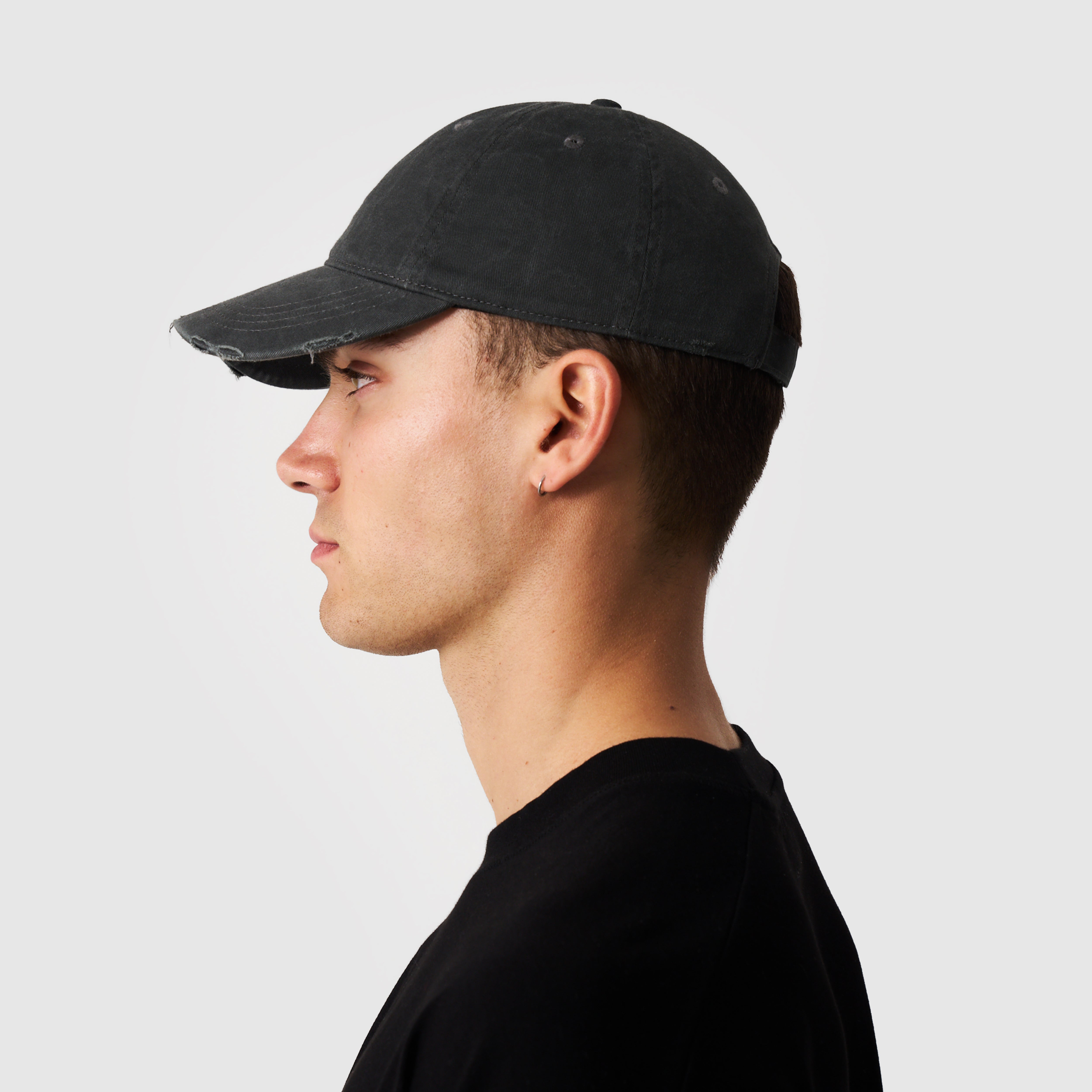 Distressed Hat (Washed Black)