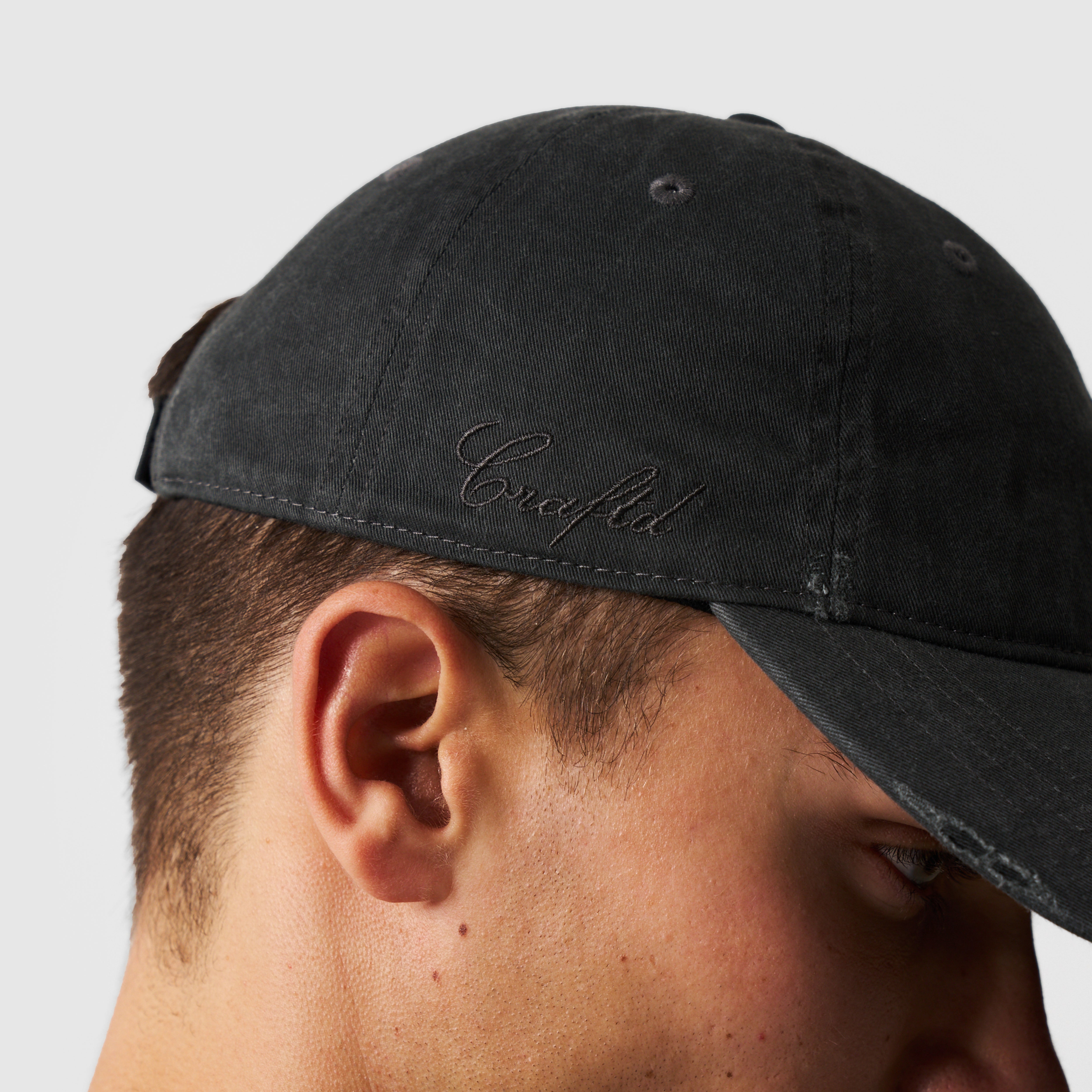 Distressed Hat (Washed Black)