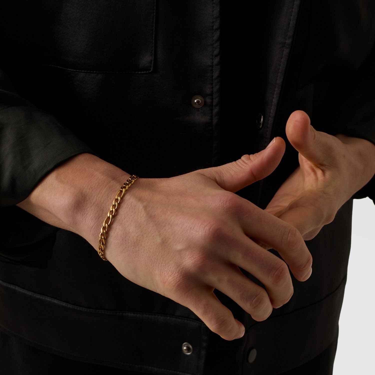 Pulsera Figaro (Oro) 5mm