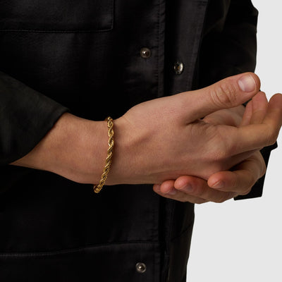 Rope Bracelet (Gold) 5mm