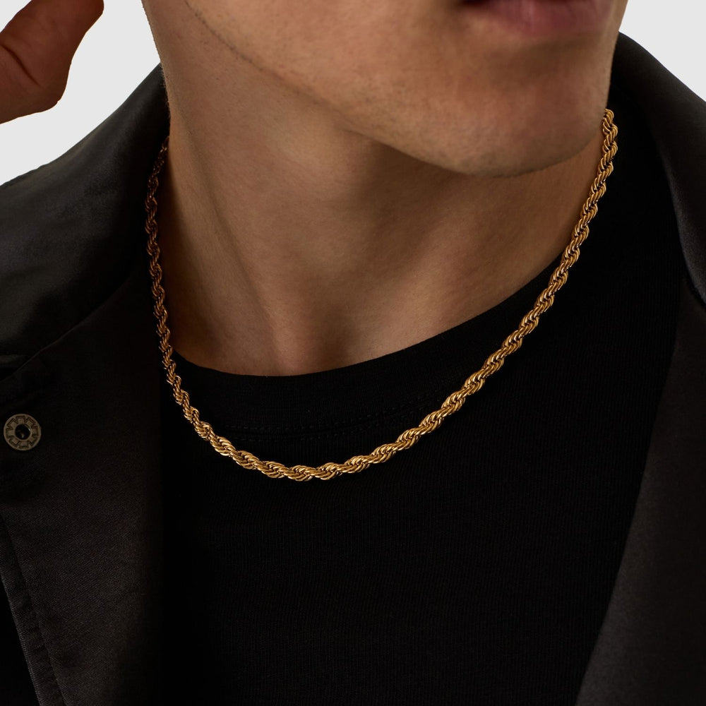 Gold Rope Chain | Rope Gold Chain | CRAFTD London