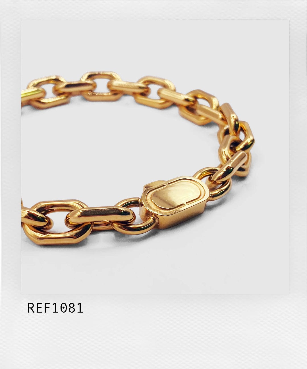 Anchor Link Bracelet (Gold)
