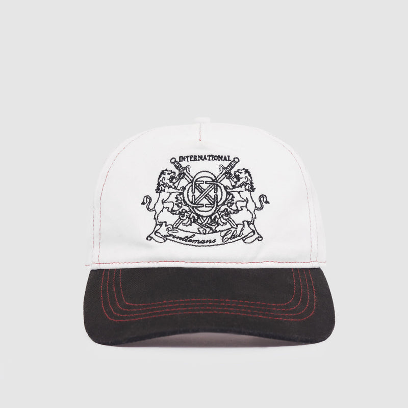 Gentlemen's Club Hat (White/Black)