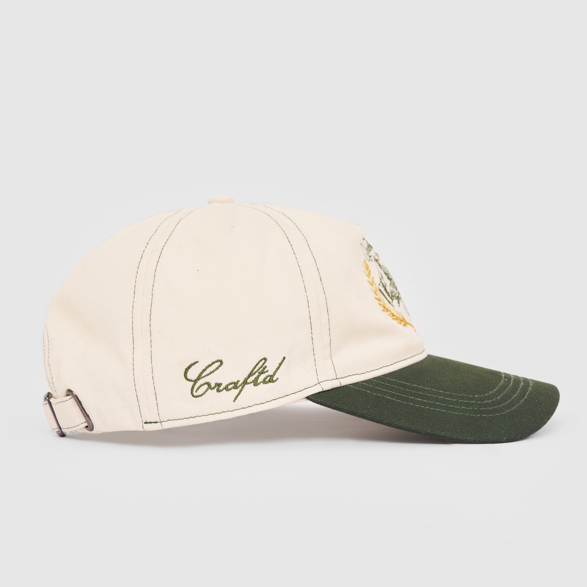 Yacht Club Hat (Cream/Green)